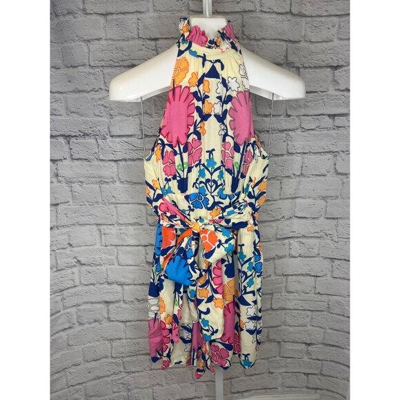 Anthropologie Plenty by Tracy Resse Ruffle Floral Romper Size XS Ladies - Picture 11 of 12